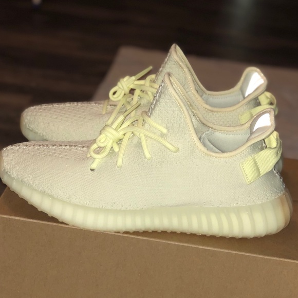 NEW DEADSTOCK Yeezy 350 V2 Butter w/ Box - Picture 2 of 8